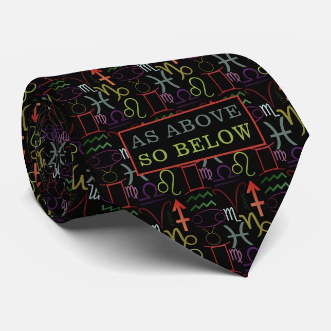Corbata Como Arriba, Astrológico (Enrollado)