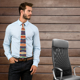 Corbata Composición abstracta del motivo del sudoeste