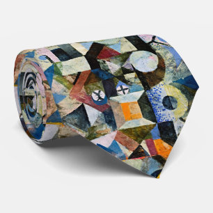 Corbata Composición con la media luna amarilla y la Y