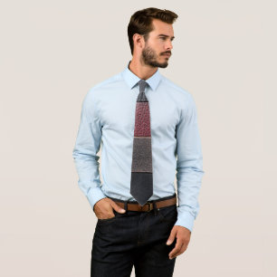 Corbata composición de cuero