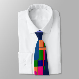 Corbata Composición de obra de arte abstracta
