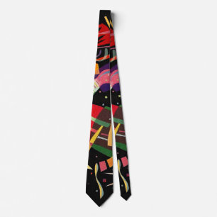 Corbata Composición X Abstracción Biomorfa - Kandinsky