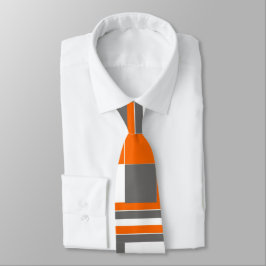 Corbata Comprobar patrón de verano de Guay blanco gris Nar