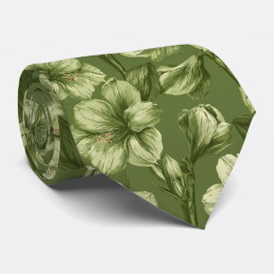 Corbata Compromiso de boda boho de flor de amarilis