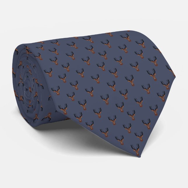 Corbata con cabeza de ciervo (Enrollado)