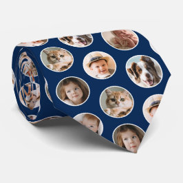 Corbata con Collage de 8 Fotos