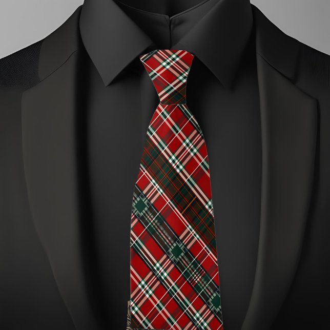 Corbata con Cuadros de Fiesta con Rayas Negras (Subido por el creador)