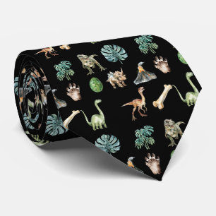 Corbata con cuello de dinosaurio Tyrannosaurus Rex