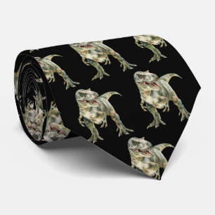 Corbata con cuello de dinosaurio Tyrannosaurus Rex