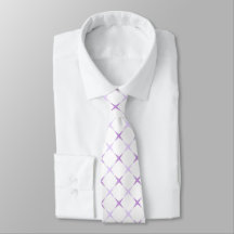 Corbata con cuello de estrella geométrica de lavan