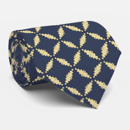 Corbata con Cuello de Rejilla en Zigzag para Estil