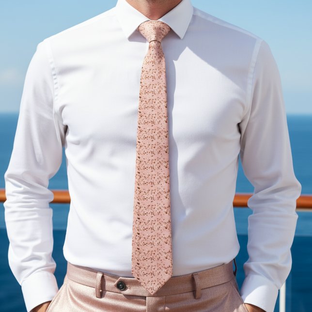 Corbata con destellos de oro rosa (Subido por el creador)