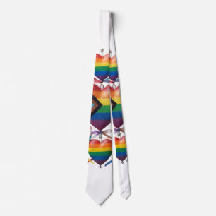 Corbata con diseño de corazón