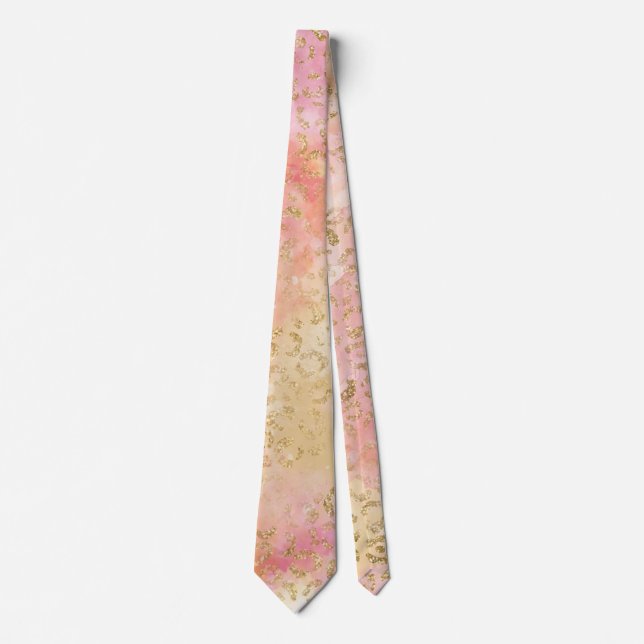 Corbata con diseño de la serie Pintura de leopardo (Anverso)