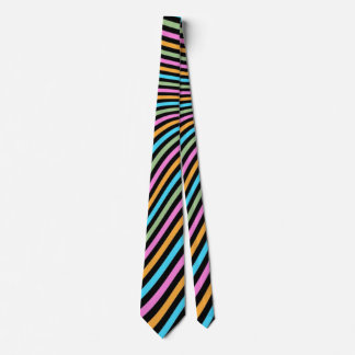 Corbata con diseño de rayas divertidas