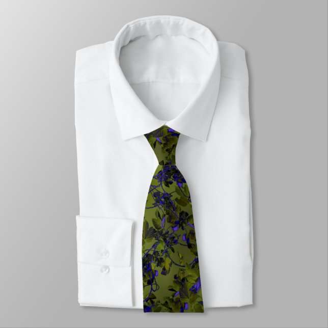 Corbata con diseño de tallo de lúpulo (Atado)