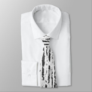 Corbata con estampado abstracto