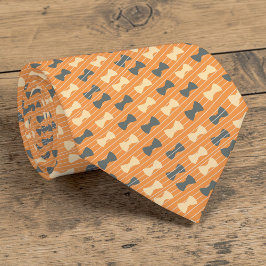 Corbata con Estampado de Pajarita