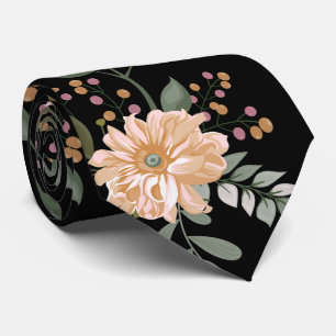 Corbata con Estampado Floral