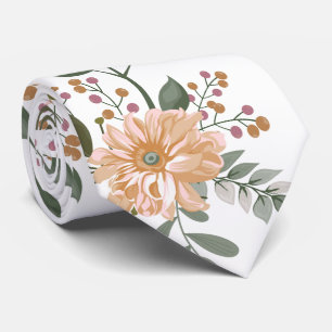 Corbata con Estampado Floral