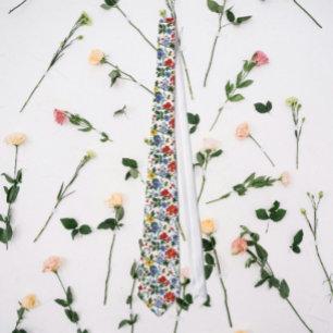 Corbata con estampado floral – Bloom Boldly