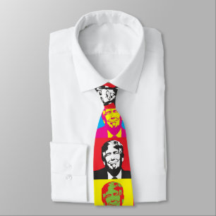 CORBATA CON ESTILO POP ART DE DONALD TRUMP
