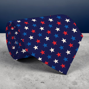 Corbata con estrellas del Día de la Independencia