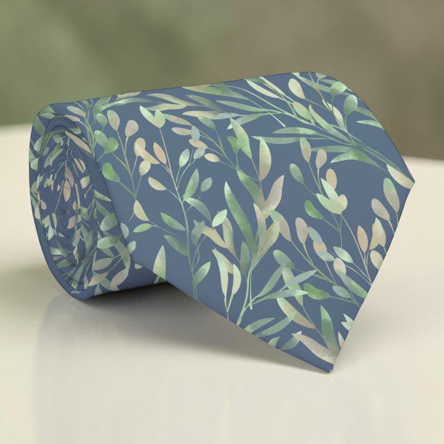 Corbata con Follaje Primaveral Estacional (Subido por el creador)