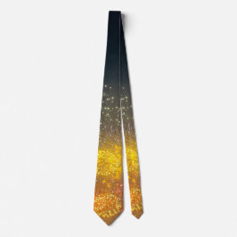 Corbata con foto de fuegos artificiales