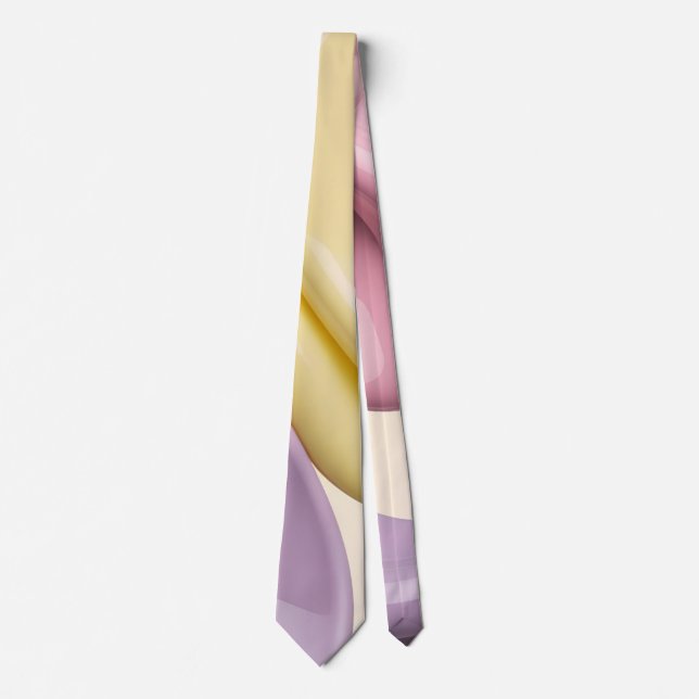 Corbata con gráfico abstracto elegante (Anverso)