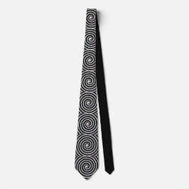 Corbata con ilusión en espiral para un impacto vis