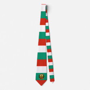 Corbata con la bandera de Bulgaria, corbata elegan