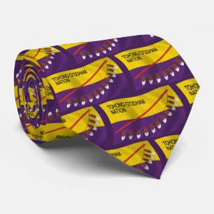 Corbata con la bandera de la Nación Tohono O'odham