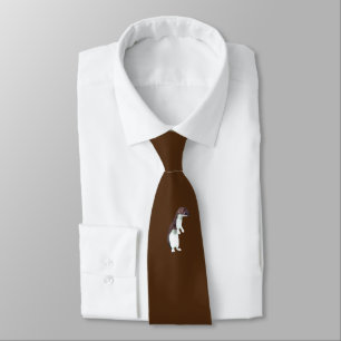 Corbata con la comadreja