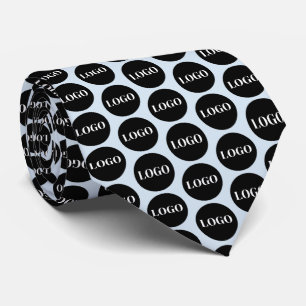 Corbata con logotipo de empresa personalizado para