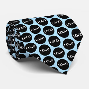 Corbata con logotipo de empresa personalizado para