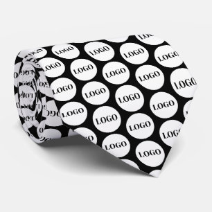 Corbata con logotipo de empresa personalizado para