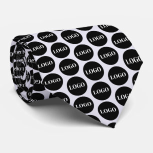 Corbata con logotipo de empresa personalizado para