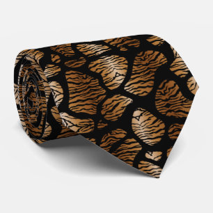 Corbata con manchas de tigre