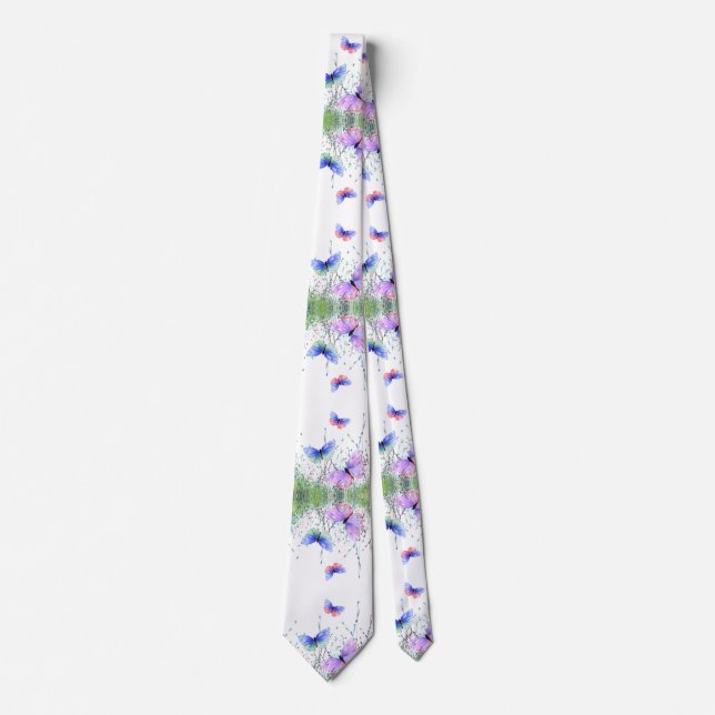 Corbata con Mariposas (Anverso)