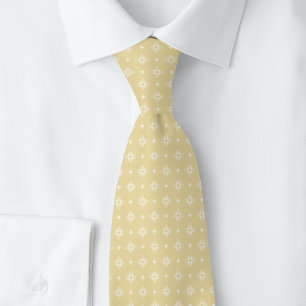 Corbata con Motivo Tribal Latte