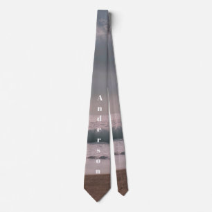 Corbata con nombre personalizado con fondo de play