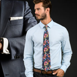 Corbata con paloma del Espíritu Santo en vidrio em