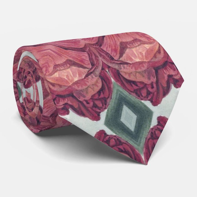 Corbata Con patrón  (Enrollado)