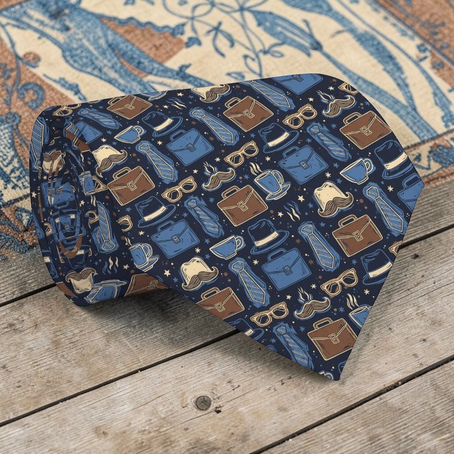 Corbata con patrón Dapper Dad para el Día del Padr (Subido por el creador)