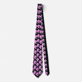 Corbata con patrón de diamante futurista