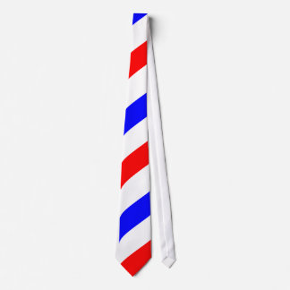 Corbata con patrón de poste de barbero