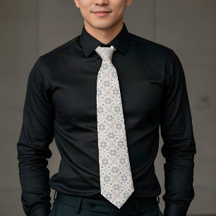 Corbata con Patrón Geométrico Español de Estética