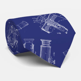 Corbata con Planos de Telescopio