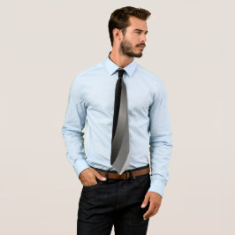 Corbata con rayas grises y negras